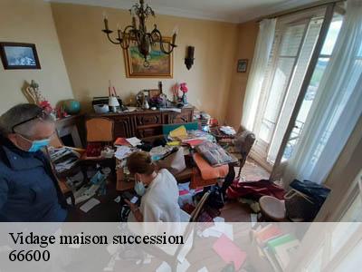Vidage maison succession  66600